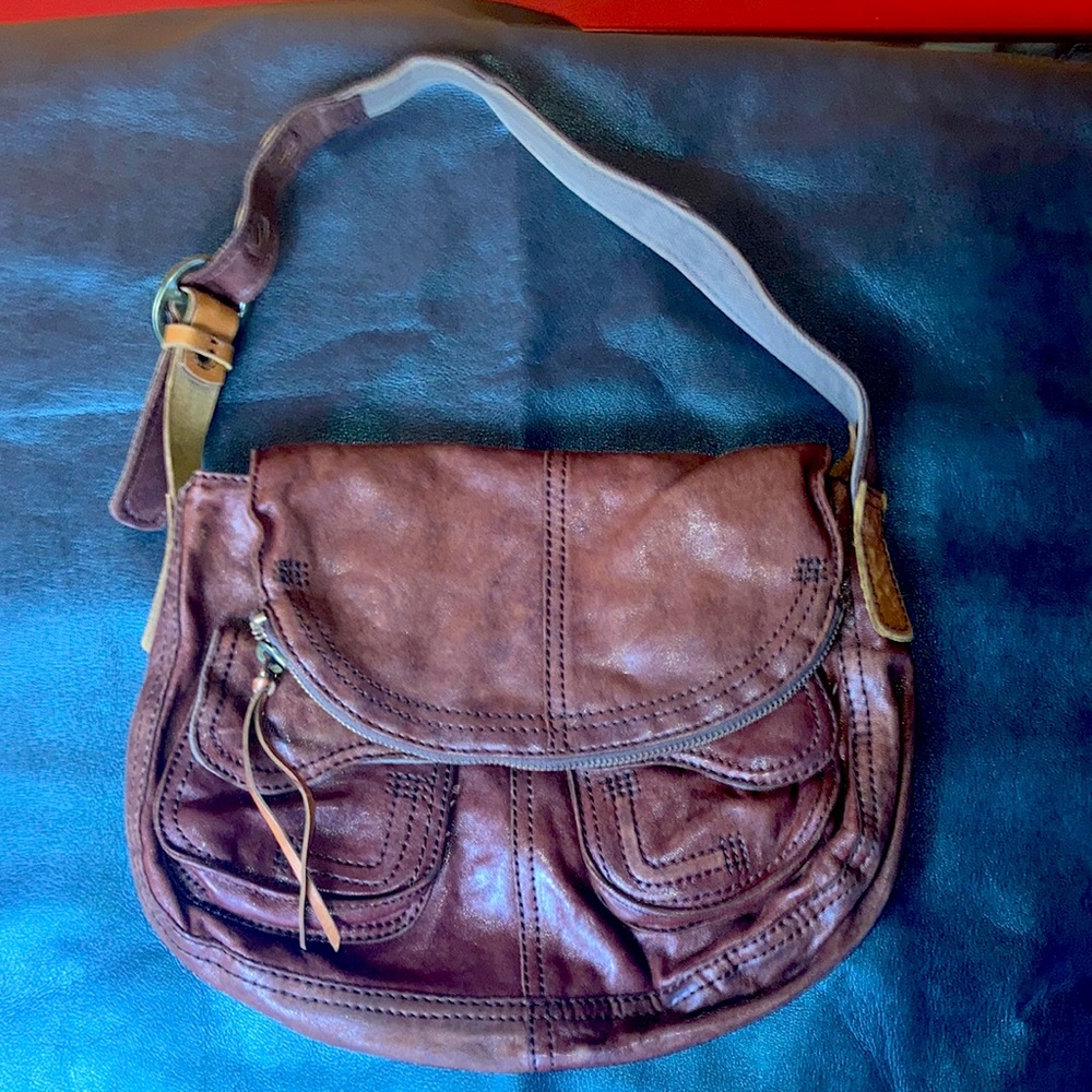 Vintage Lucky Brand lamb leather purse